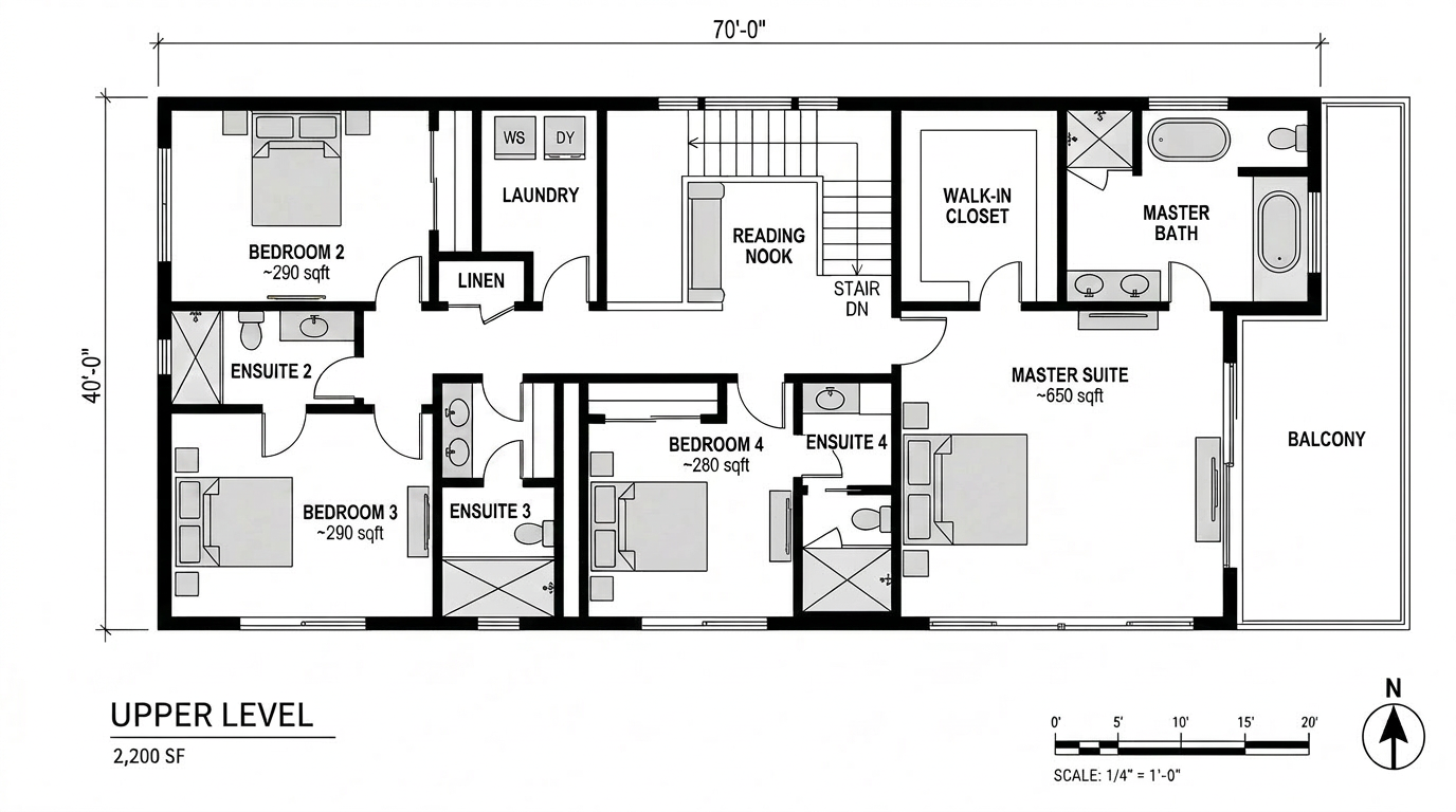 Final version terrace render of concrete villa, iteration 10