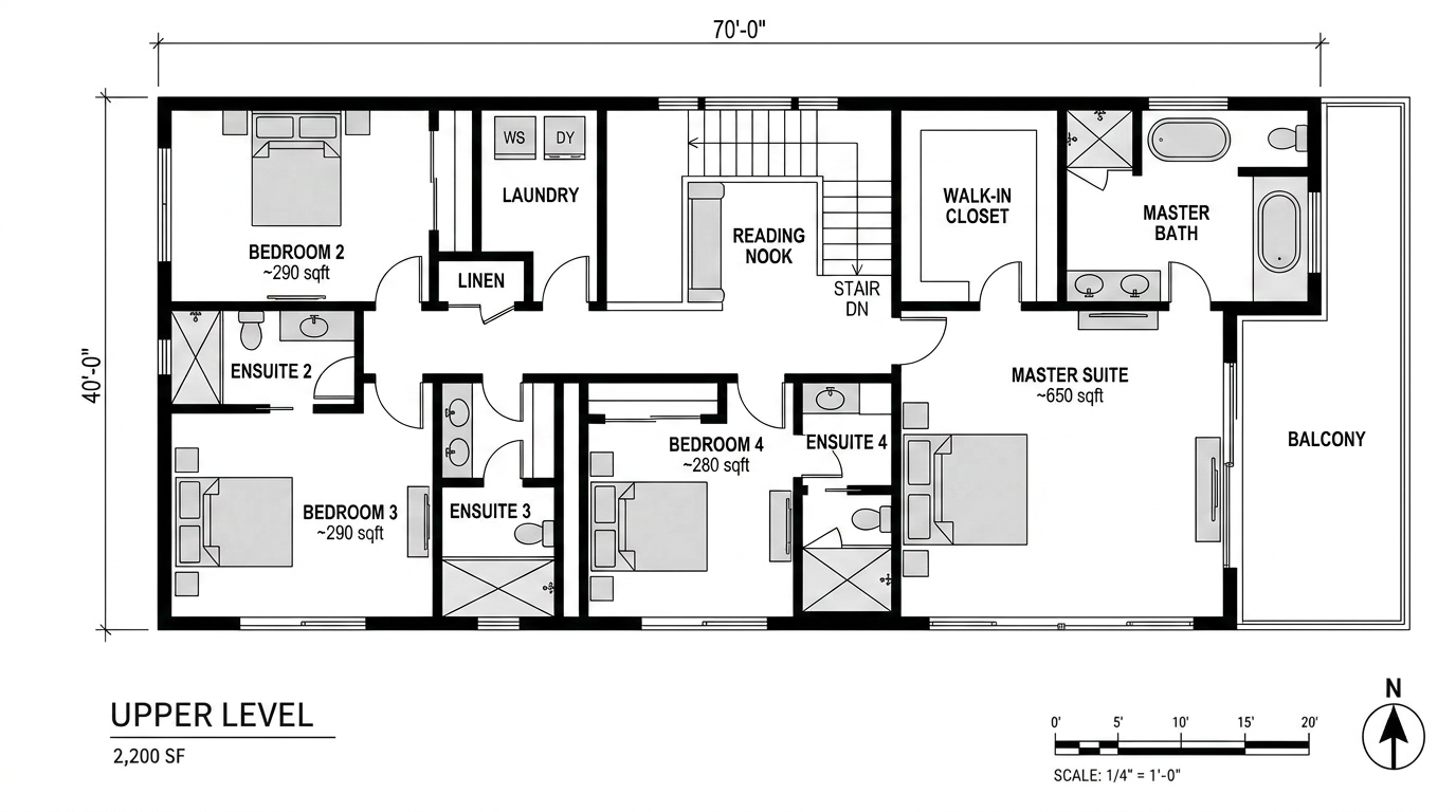 Refined upper terrace render of concrete villa using Nano Banana 2